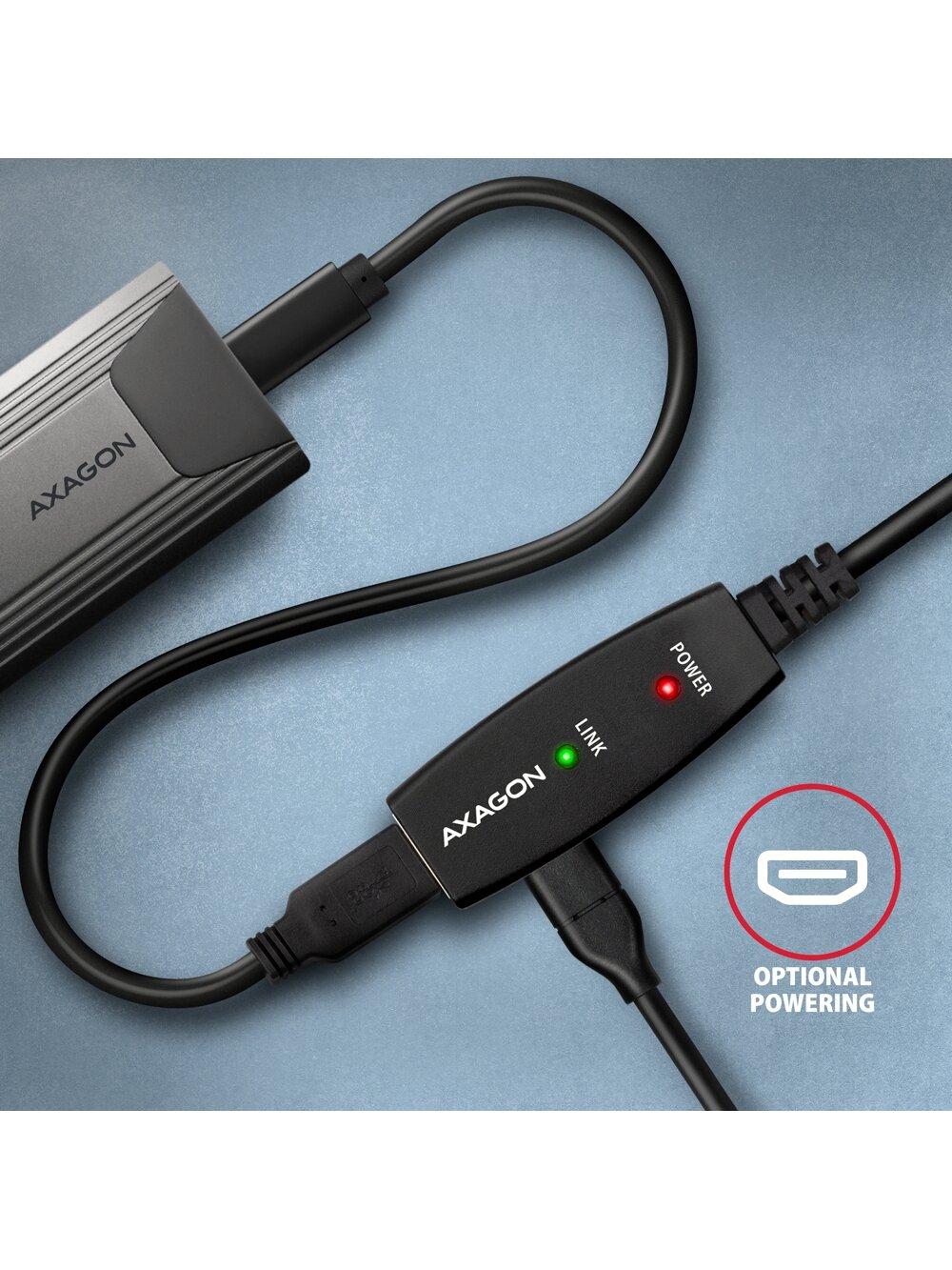 AXAGON | Active extension USB 3.2, 5 m | ADR-305 4 AXAGON | Active extension USB 3.2, 5 m | ADR-305 4