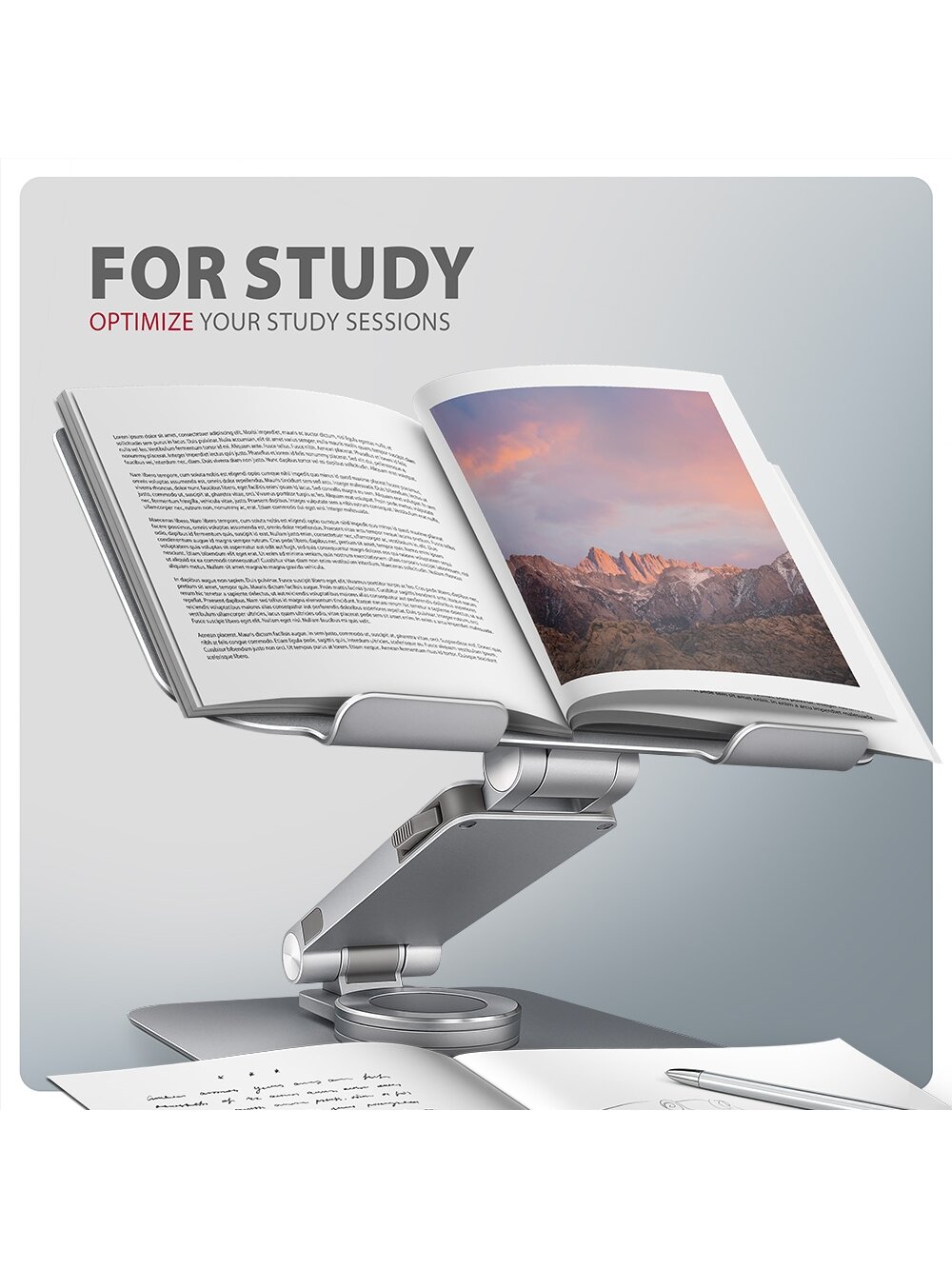 AXAGON Desk Mount | STND-LR stand with 360° rotation for laptops and tablets | Adjustable Height, Angle | 10-17.3 " | Aluminum 3 AXAGON Desk Mount | STND-LR stand with 360° rotation for laptops and tablets | Adjustable Height, Angle | 10-17.3 " | Aluminum 3