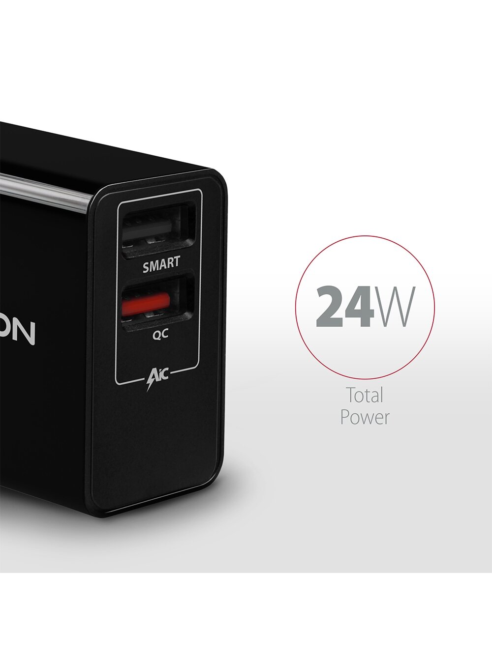 AXAGON Dual wallcharger 240V/2x USB port QC3.0/AFC/FCP and 5V-1.2A, 24W | ACU-QS24 1 AXAGON Dual wallcharger 240V/2x USB port QC3.0/AFC/FCP and 5V-1.2A, 24W | ACU-QS24 1