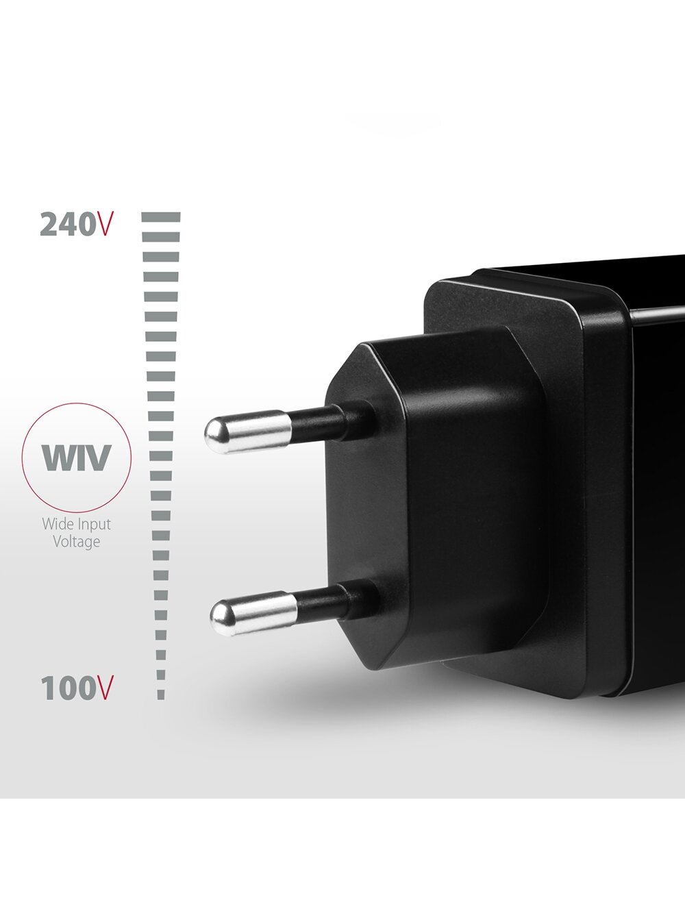 AXAGON Dual wallcharger 240V/2x USB port QC3.0/AFC/FCP and 5V-1.2A, 24W | ACU-QS24 2 AXAGON Dual wallcharger 240V/2x USB port QC3.0/AFC/FCP and 5V-1.2A, 24W | ACU-QS24 2