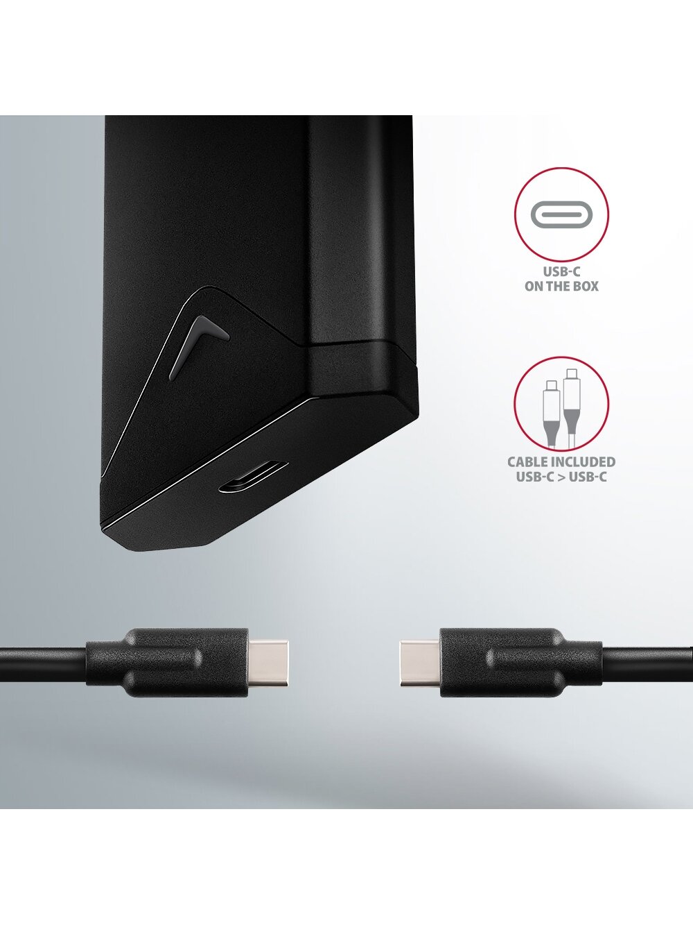 AXAGON External USB-C 10Gbps metal box for M.2 NVMe SSD disks | EEM2-UB2 5 AXAGON External USB-C 10Gbps metal box for M.2 NVMe SSD disks | EEM2-UB2 5