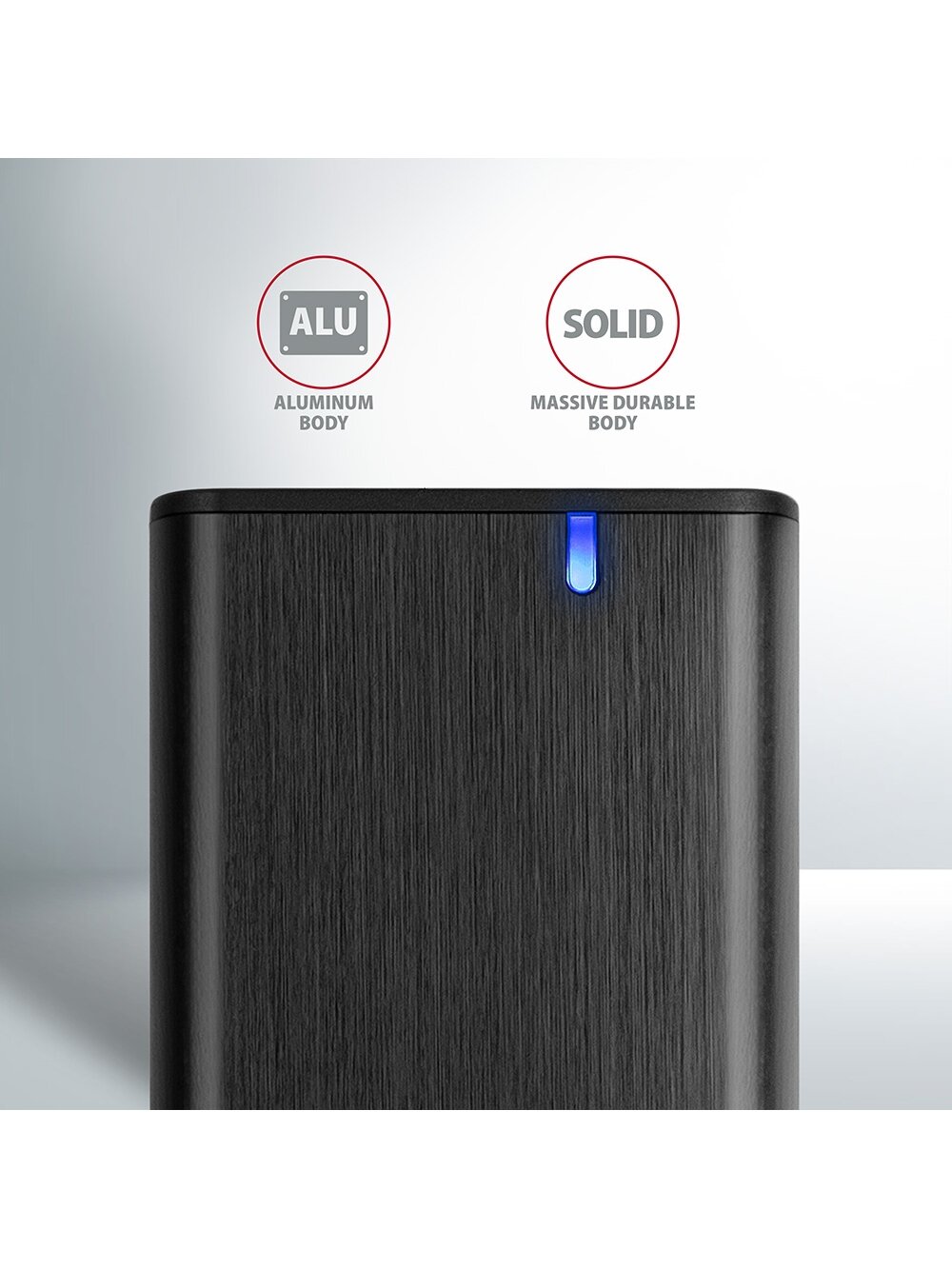 AXAGON External USB-C 3.2 Gen 2 metal box for M.2 SATA SSD disks | EEM2-SBC 4