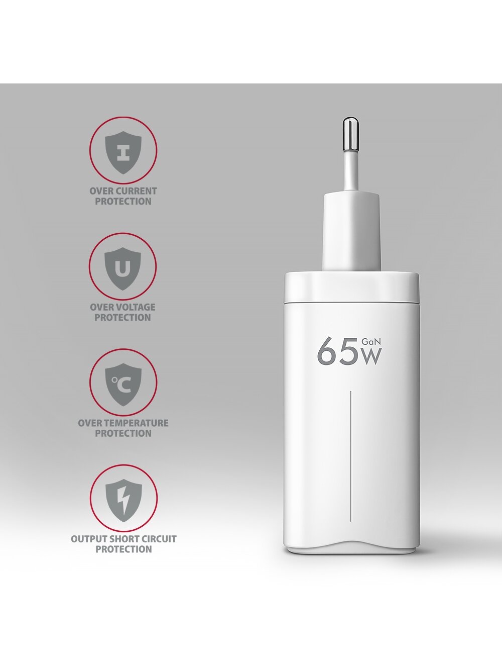 AXAGON GaN wallcharger 3x port (USB-A + 2x USB-C), PD3.0/PPS/QC4+/SFC2.0/AFC/SCP/FCP/Apple, 65W | ACU-DPQ65W 6 AXAGON GaN wallcharger 3x port (USB-A + 2x USB-C), PD3.0/PPS/QC4+/SFC2.0/AFC/SCP/FCP/Apple, 65W | ACU-DPQ65W 6