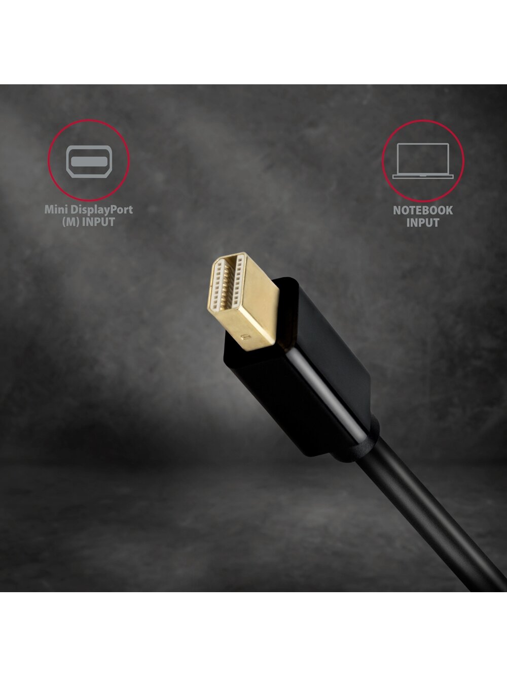 AXAGON Mini DP to HDMI adapter, 4K/30Hz | RVDM-HI14N 2