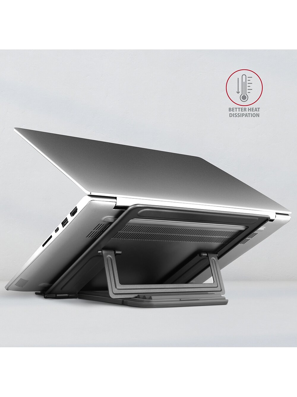 AXAGON | Notebook stand STND-L | Height adjustment | 10-16 " | Black 3