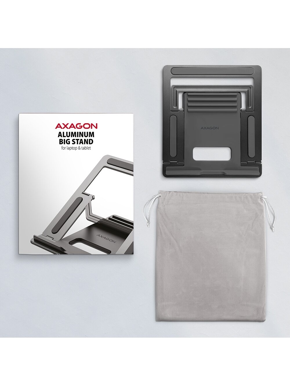 AXAGON | Notebook stand STND-L | Height adjustment | 10-16 " | Black 7