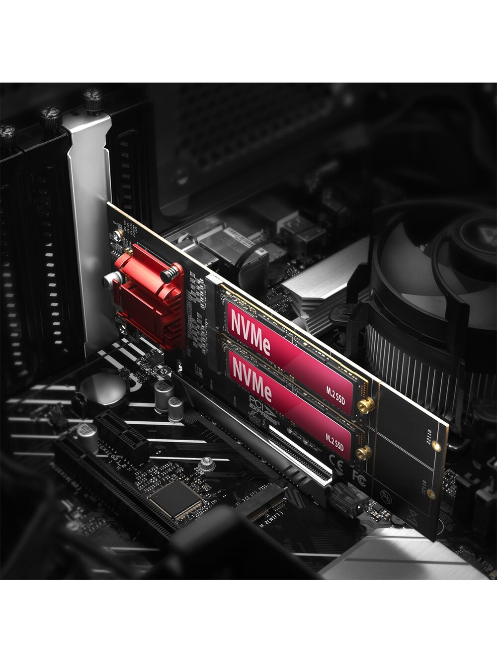 AXAGON PCIe 2x NVMe M.2 Controller | PCEM2-ND 5