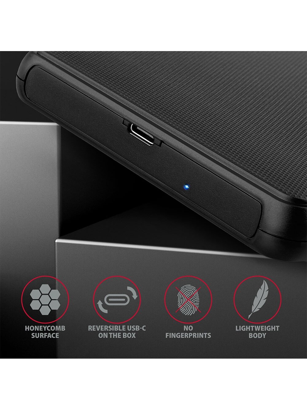 AXAGON Screwless USB 3.2 Gen 1 - SATA 6G external box for 2.5" SSD/HDD | EE25-SLC 4