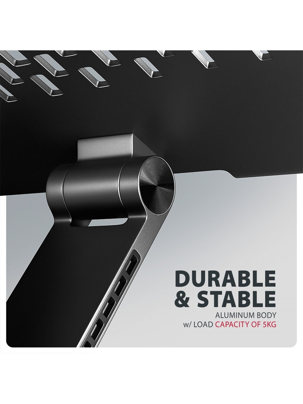 AXAGON STND-LRB stand with 360° rotation for laptops and tablets | Adjustable Height, Angle | 10-17.3 " | Maximum weight (capacity) 5 kg | Black 2 AXAGON STND-LRB stand with 360° rotation for laptops and tablets | Adjustable Height, Angle | 10-17.3 " | Maximum weight (capacity) 5 kg | Black 2