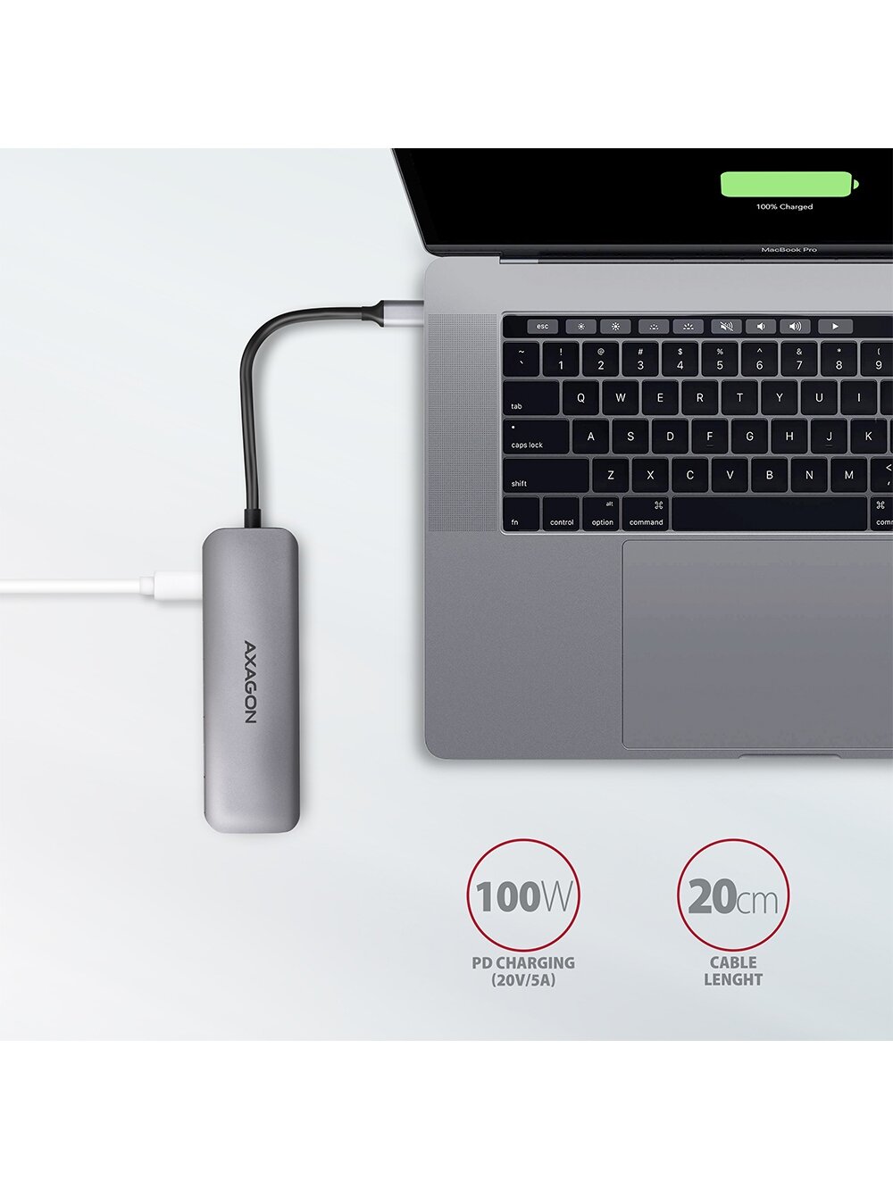 AXAGON SuperSpeed USB-C COMBO 5in1 Hub | HMC-5 4 AXAGON SuperSpeed USB-C COMBO 5in1 Hub | HMC-5 4