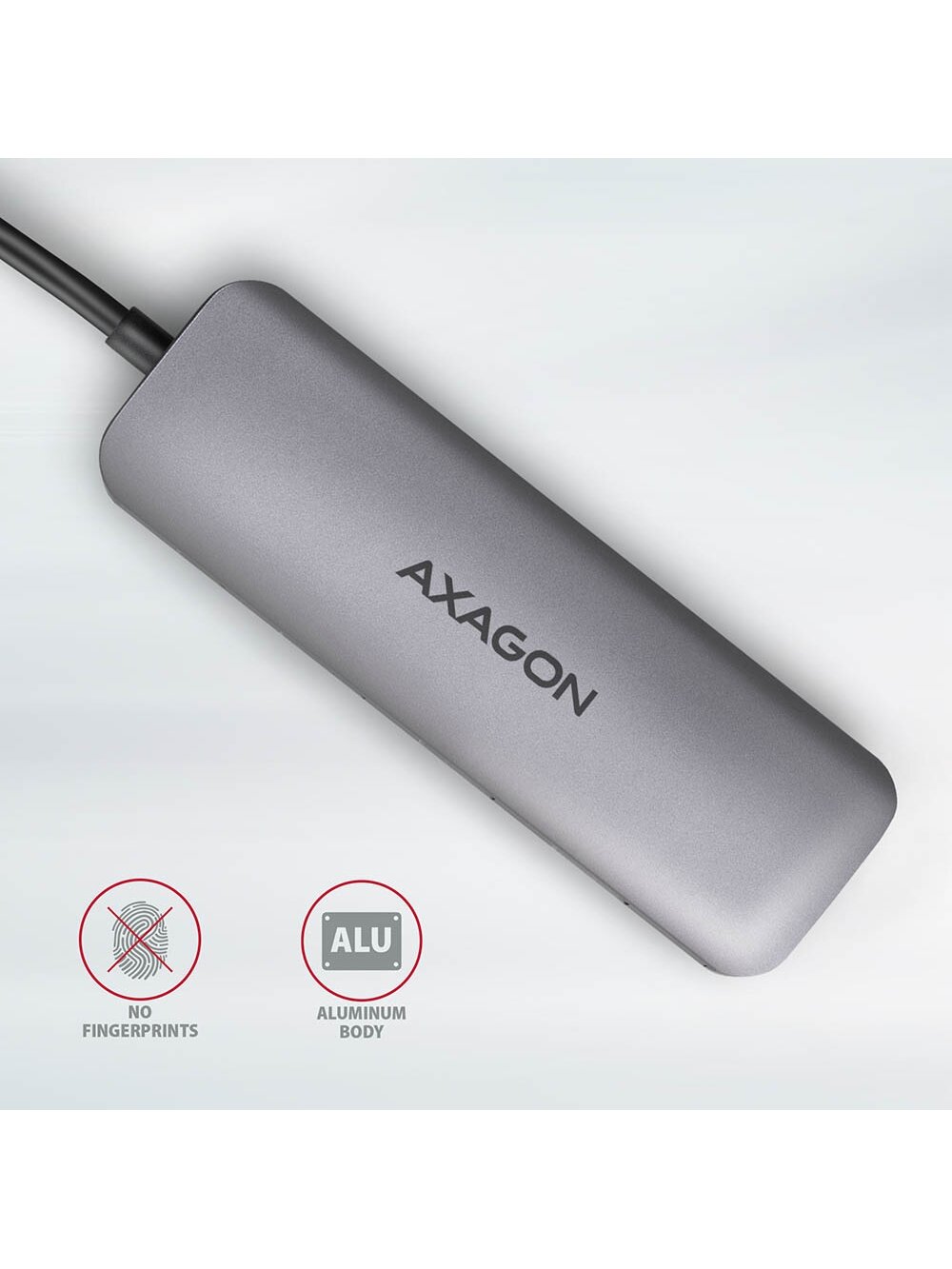 AXAGON SuperSpeed USB-C COMBO 5in1 Hub | HMC-5 7