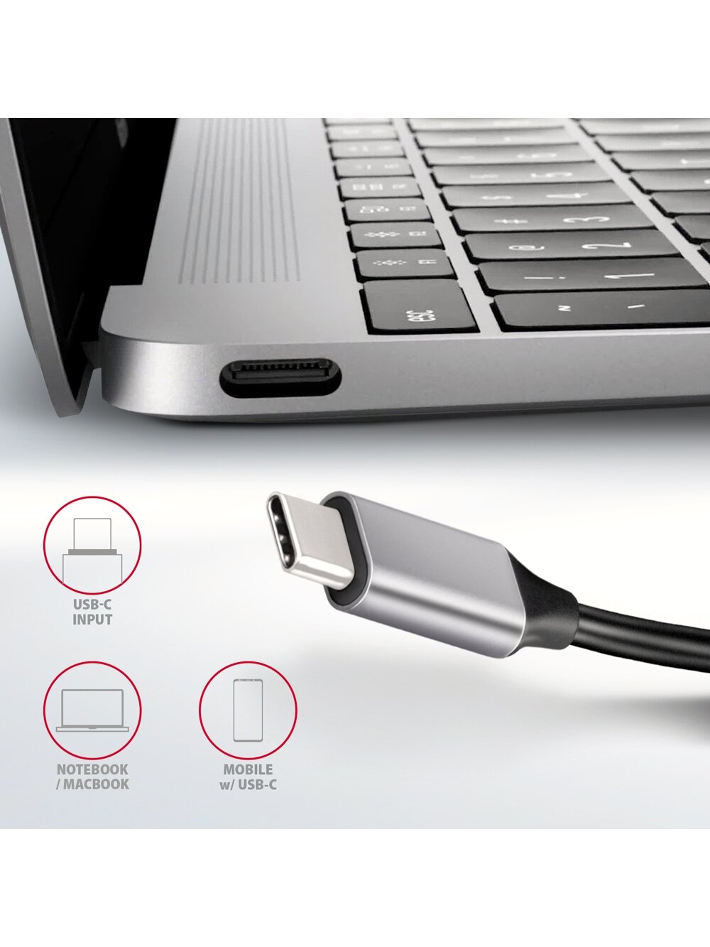 AXAGON SuperSpeed USB-C Combo 6in1 Hub | HMC-6H4A 5
