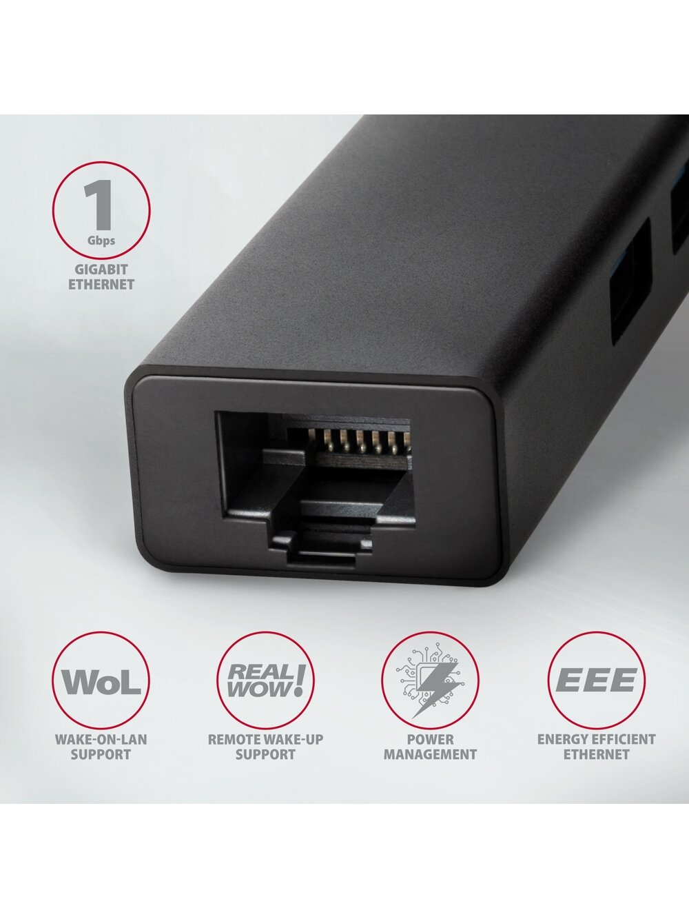 AXAGON SuperSpeed USB-C hub with gigabit LAN | HMC-GL3A 3 AXAGON SuperSpeed USB-C hub with gigabit LAN | HMC-GL3A 3
