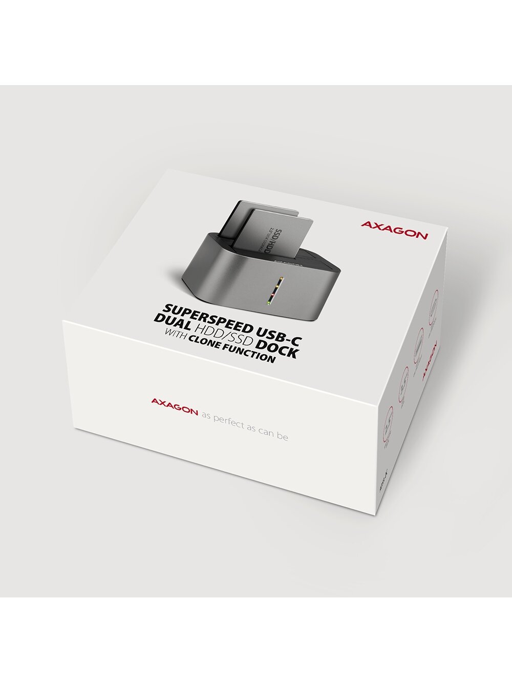 AXAGON | SuperSpeed USB DUAL 2.5"/3.5" HDD/SSD DUAL dock | ADSA-DC 9 AXAGON | SuperSpeed USB DUAL 2.5"/3.5" HDD/SSD DUAL dock | ADSA-DC 9