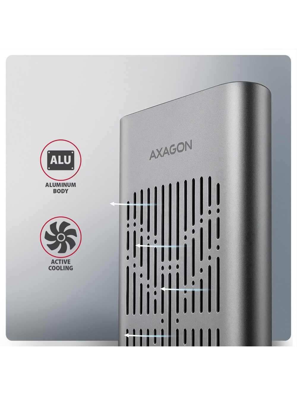 AXAGON USB-C 20Gbps Dual M.2 NVMe SSD CLONE MASTER Enclosure | EEM2-20GD 8 AXAGON USB-C 20Gbps Dual M.2 NVMe SSD CLONE MASTER Enclosure | EEM2-20GD 8