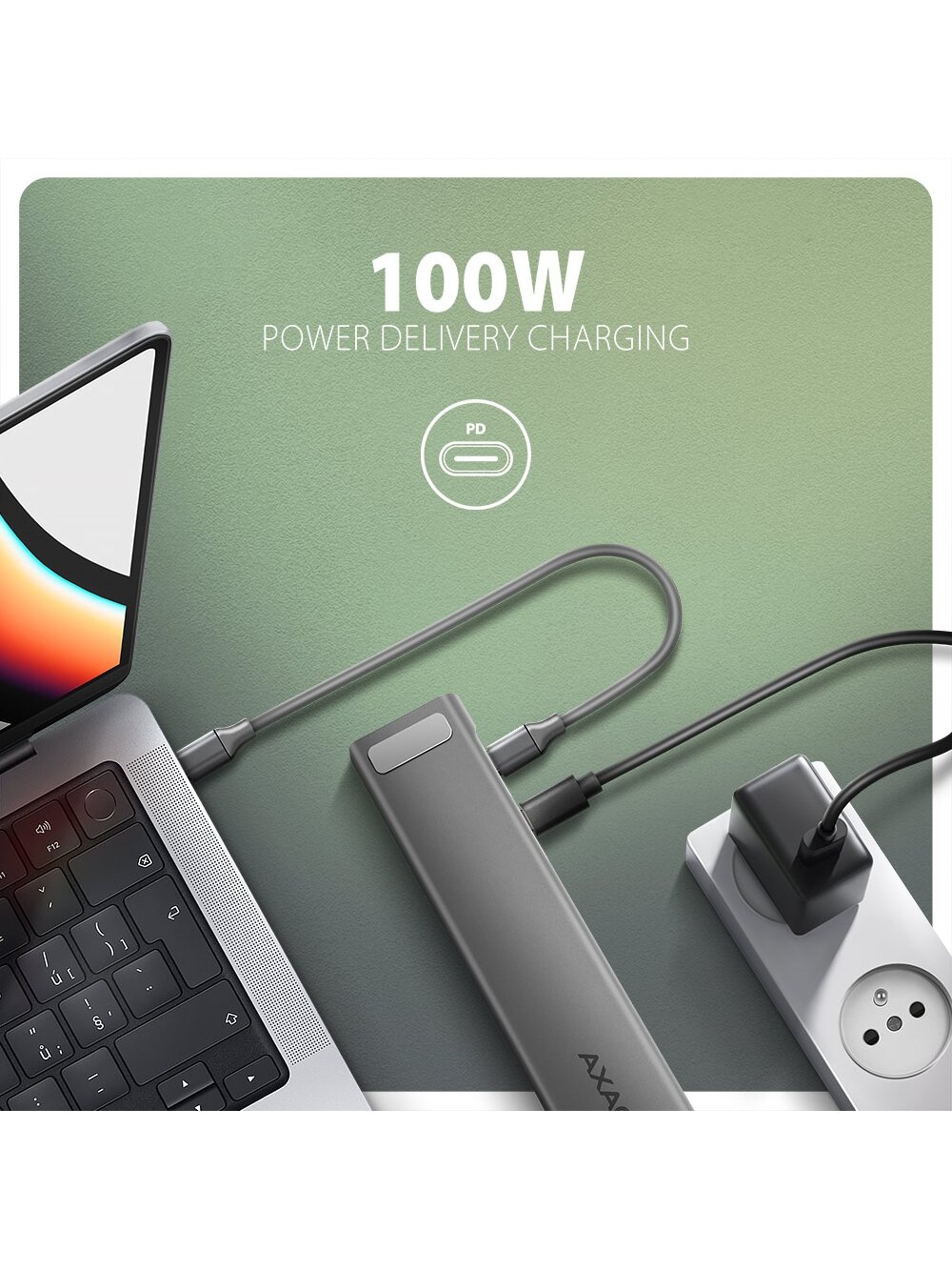 AXAGON USB-C 5Gbps LONGER 9in1 hub | HMC-10HLS 4 AXAGON USB-C 5Gbps LONGER 9in1 hub | HMC-10HLS 4