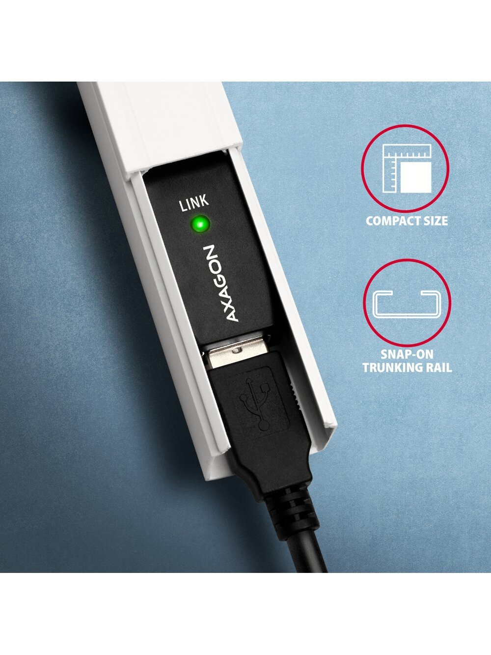AXAGON | USB Repeater Cable | ADR-210 | USB Type-A to USB Type-A 3 AXAGON | USB Repeater Cable | ADR-210 | USB Type-A to USB Type-A 3