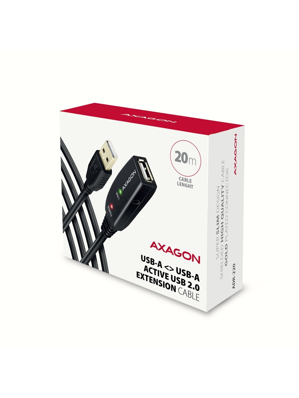 AXAGON | USB repeater cable | ADR-220 | USB Type-A to USB Type-A 7 AXAGON | USB repeater cable | ADR-220 | USB Type-A to USB Type-A 7