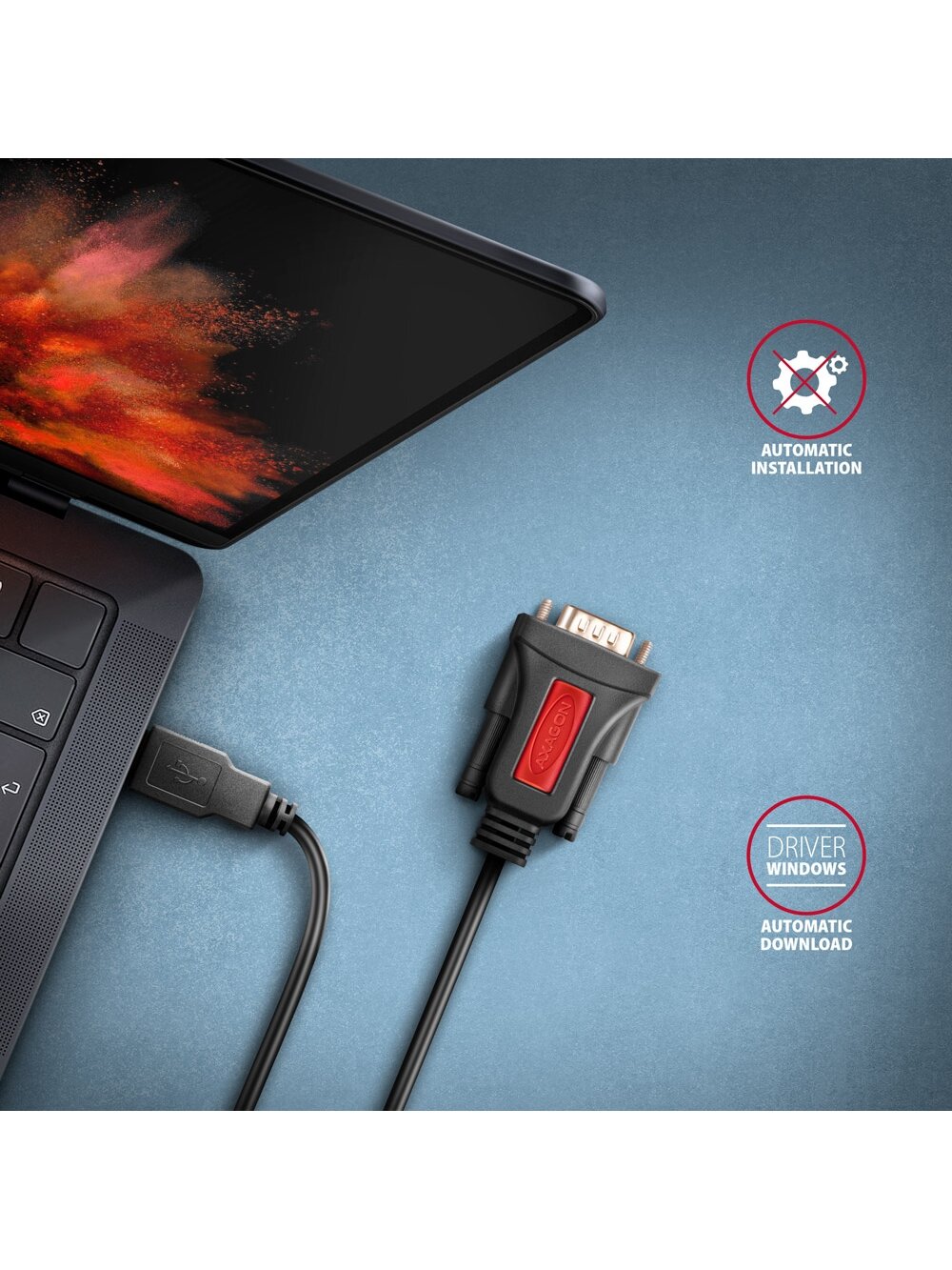AXAGON USB - SERIAL Active Adapter | ADS-1PSN 3 AXAGON USB - SERIAL Active Adapter | ADS-1PSN 3