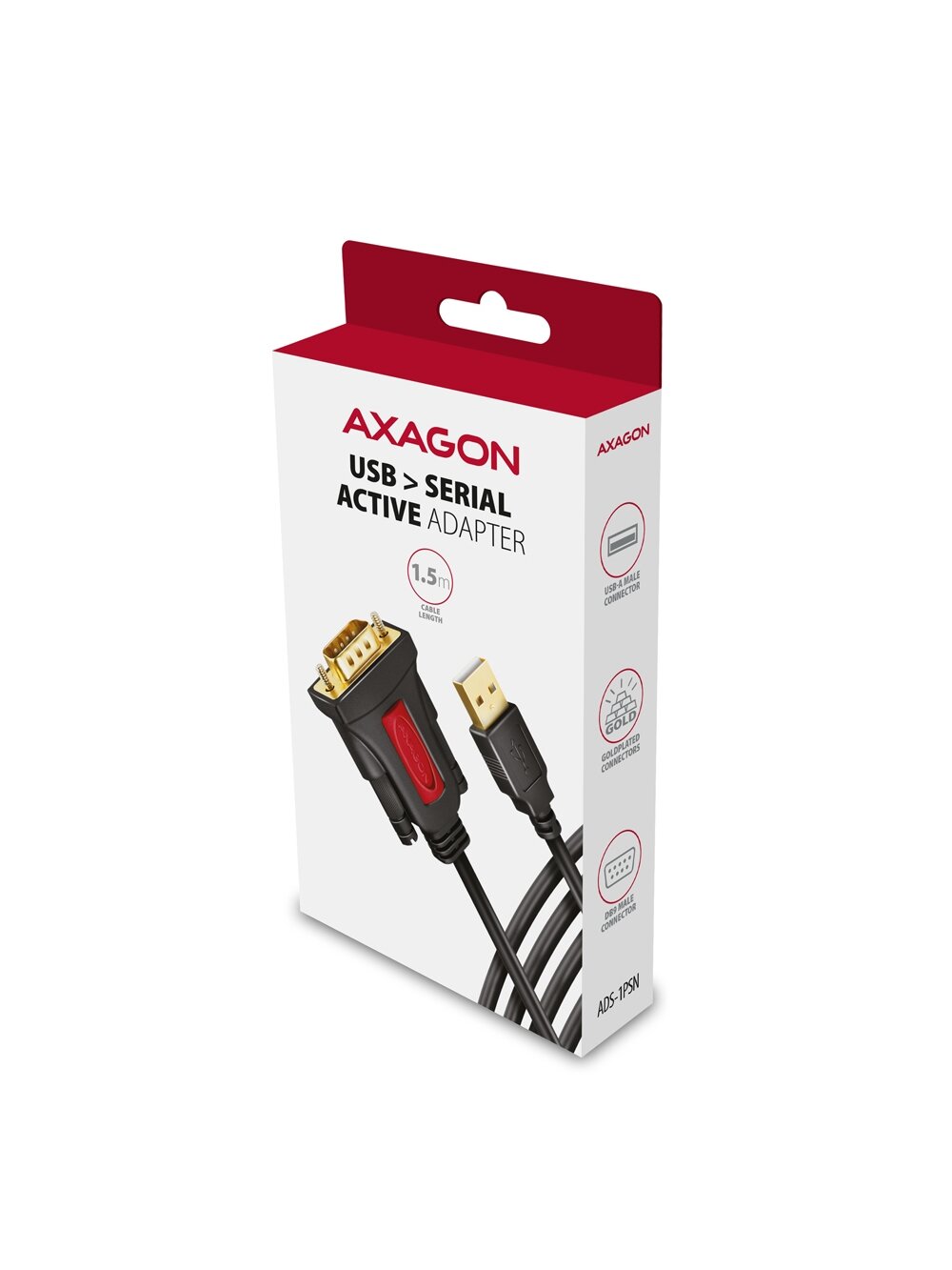 AXAGON USB - SERIAL Active Adapter | ADS-1PSN 6 AXAGON USB - SERIAL Active Adapter | ADS-1PSN 6