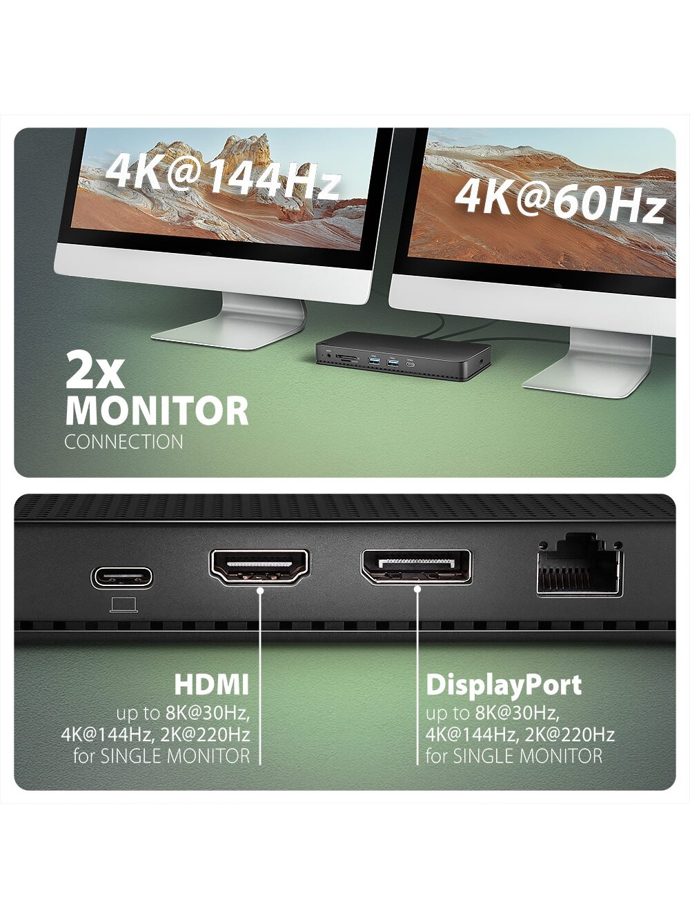 AXAGON USB4 40Gbps DUAL 4K DISPLAY 12in1 Dock | HMC-U4 9 AXAGON USB4 40Gbps DUAL 4K DISPLAY 12in1 Dock | HMC-U4 9