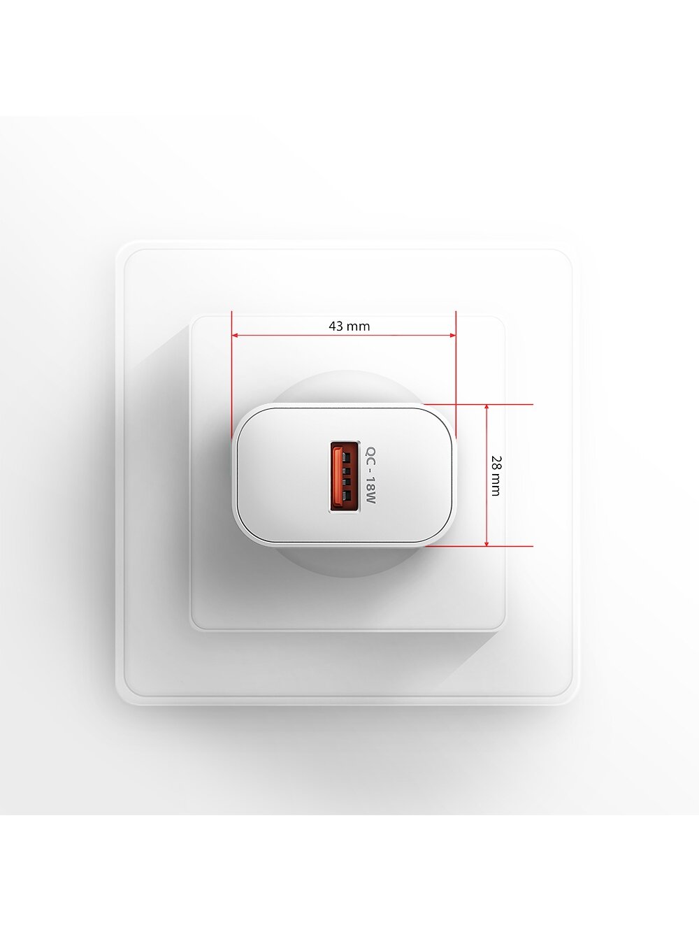 AXAGON Wallcharger 1x port USB-A, QC3.0/AFC/FCP/Apple, 18W | ACU-QC18W 6 AXAGON Wallcharger 1x port USB-A, QC3.0/AFC/FCP/Apple, 18W | ACU-QC18W 6