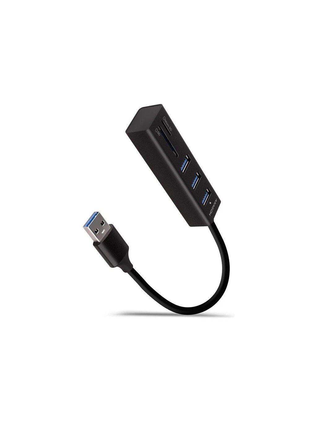 AXAGON SuperSpeed USB-A Hub and Card Reader | HMA-CR3A AXAGON SuperSpeed USB-A Hub and Card Reader | HMA-CR3A