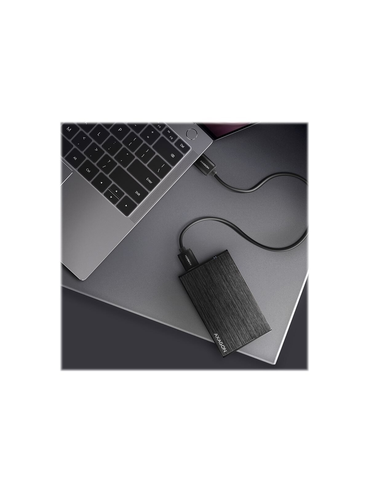 AXAGON | A compact aluminum USB 3.2 Gen 1 - SATA 6G external box designed for 2.5" SSD/HDD | EE25-XA6 7 AXAGON | A compact aluminum USB 3.2 Gen 1 - SATA 6G external box designed for 2.5" SSD/HDD | EE25-XA6 7