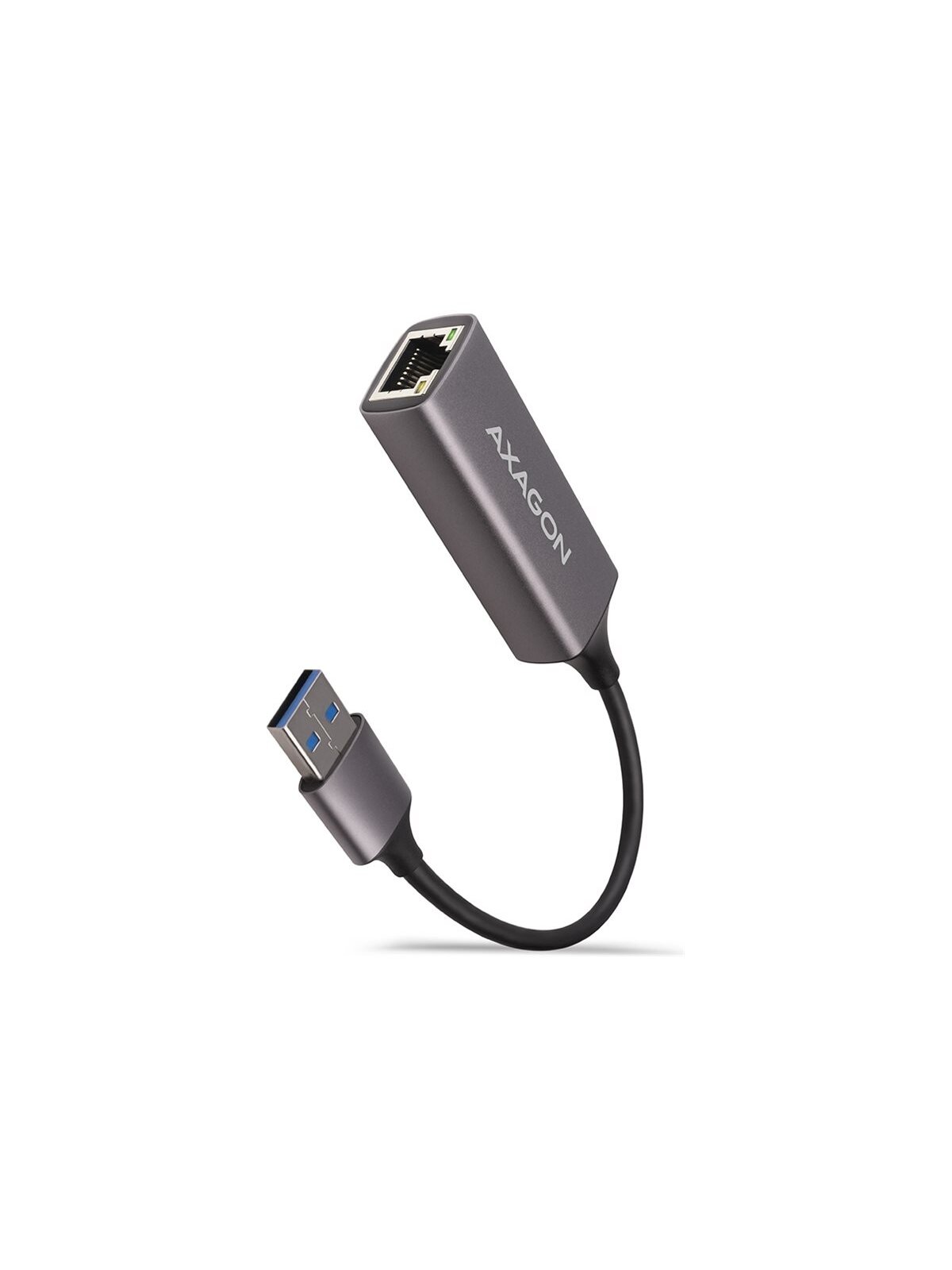 AXAGON ADE-TR Compact aluminum USB 3.2 Gen 1 Gigabit Ethernet 10/100/1000Mbit adapter with automatic installation AXAGON ADE-TR Compact aluminum USB 3.2 Gen 1 Gigabit Ethernet 10/100/1000Mbit adapter with automatic installation