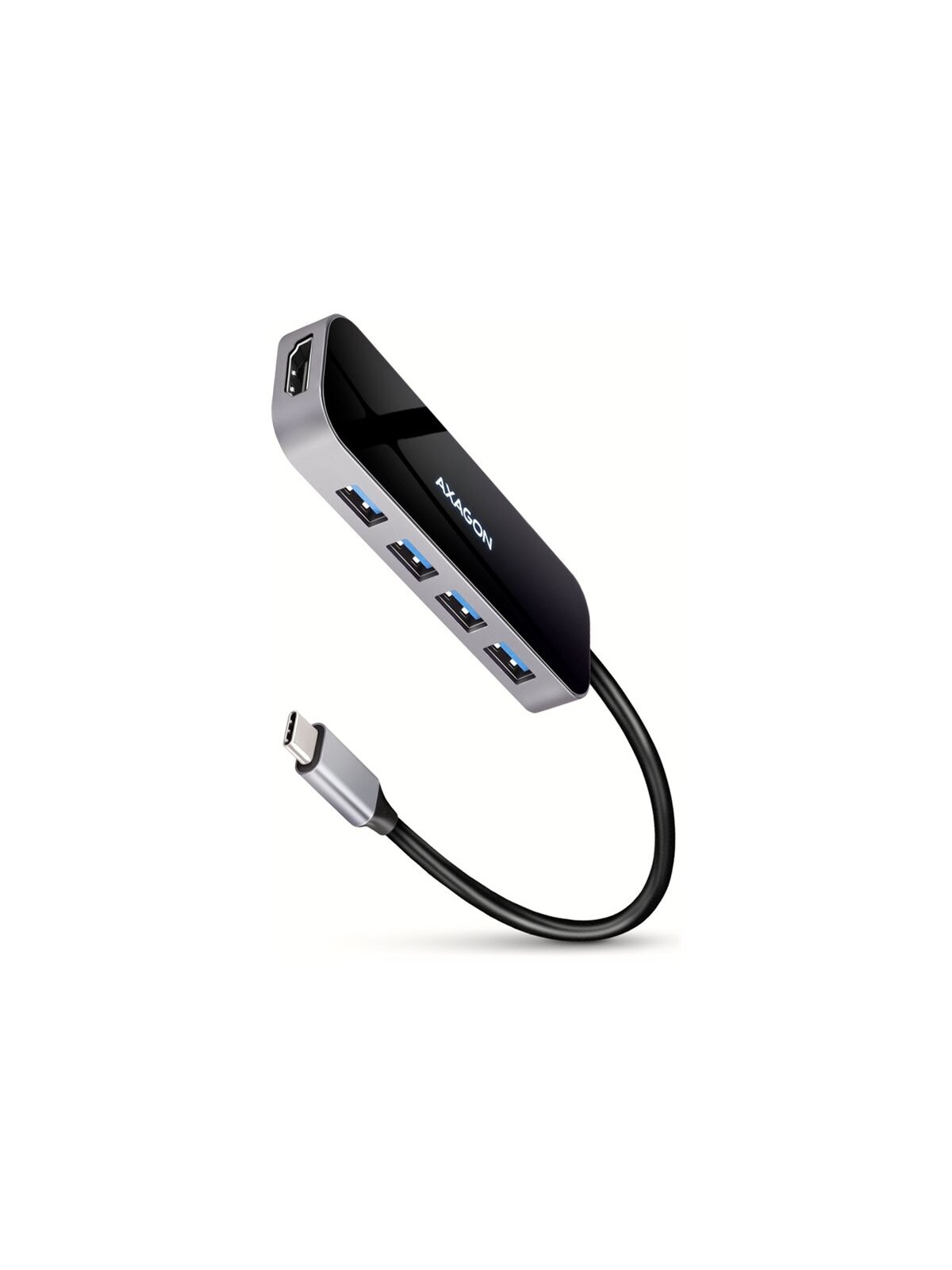 AXAGON SuperSpeed USB-C Combo 6in1 Hub | HMC-6H4A