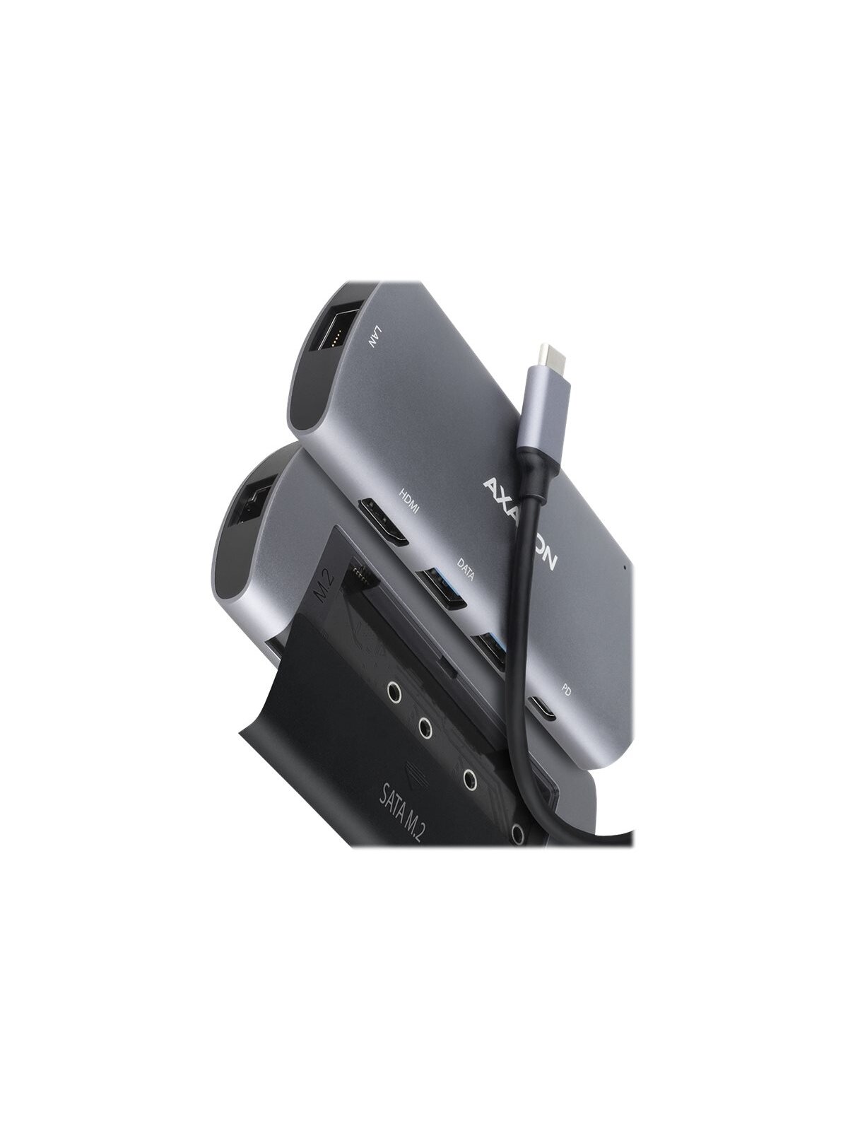 AXAGON SuperSpeed USB-C Combo 6in1 Hub | HMC-6M2 7