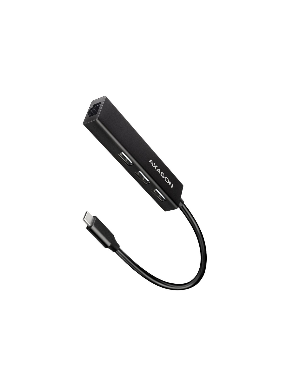 AXAGON SuperSpeed USB-C hub with gigabit LAN | HMC-GL3A