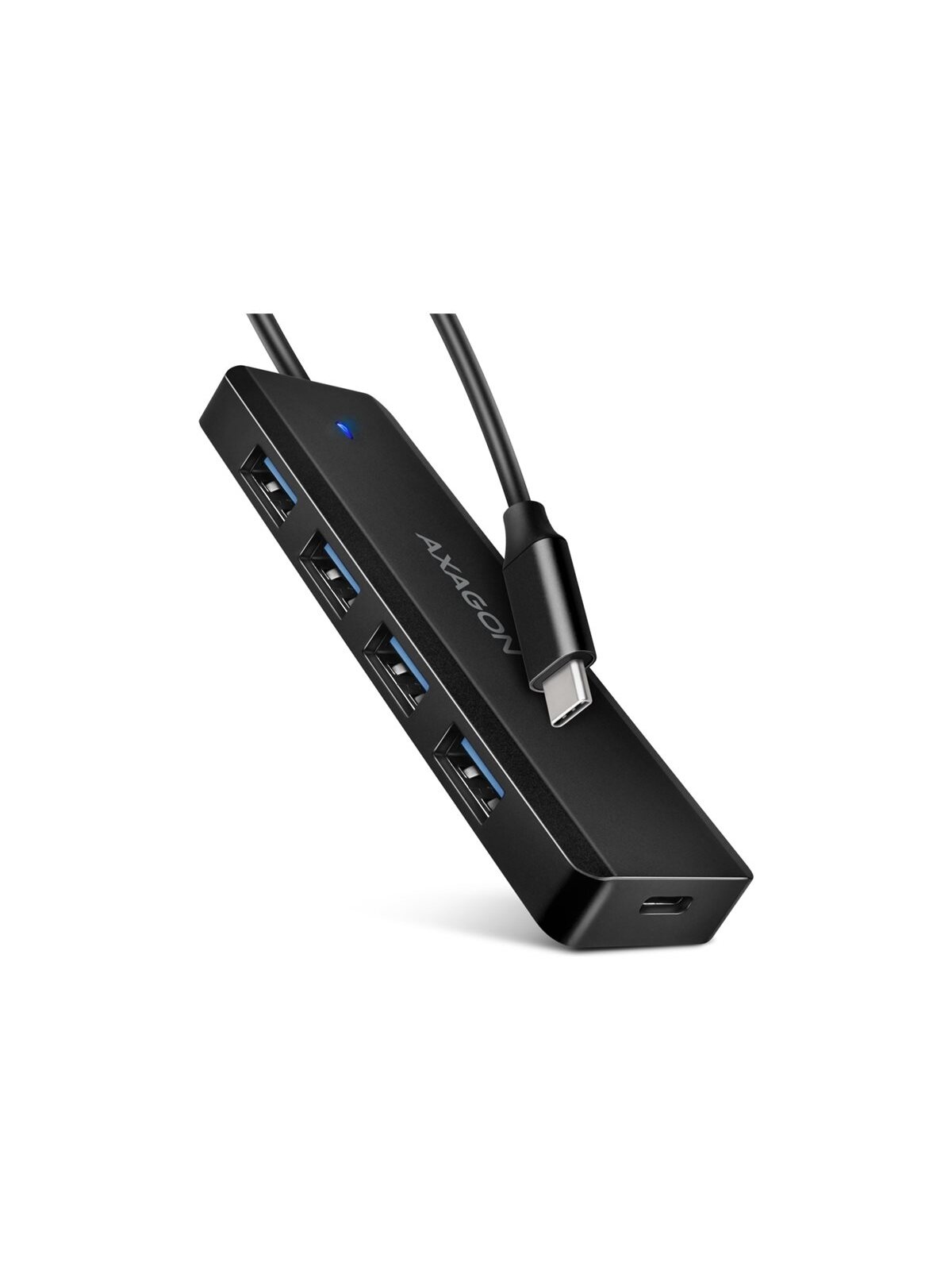 AXAGON Travel four-port USB-C 5Gbps hub | HUE-C1C AXAGON Travel four-port USB-C 5Gbps hub | HUE-C1C