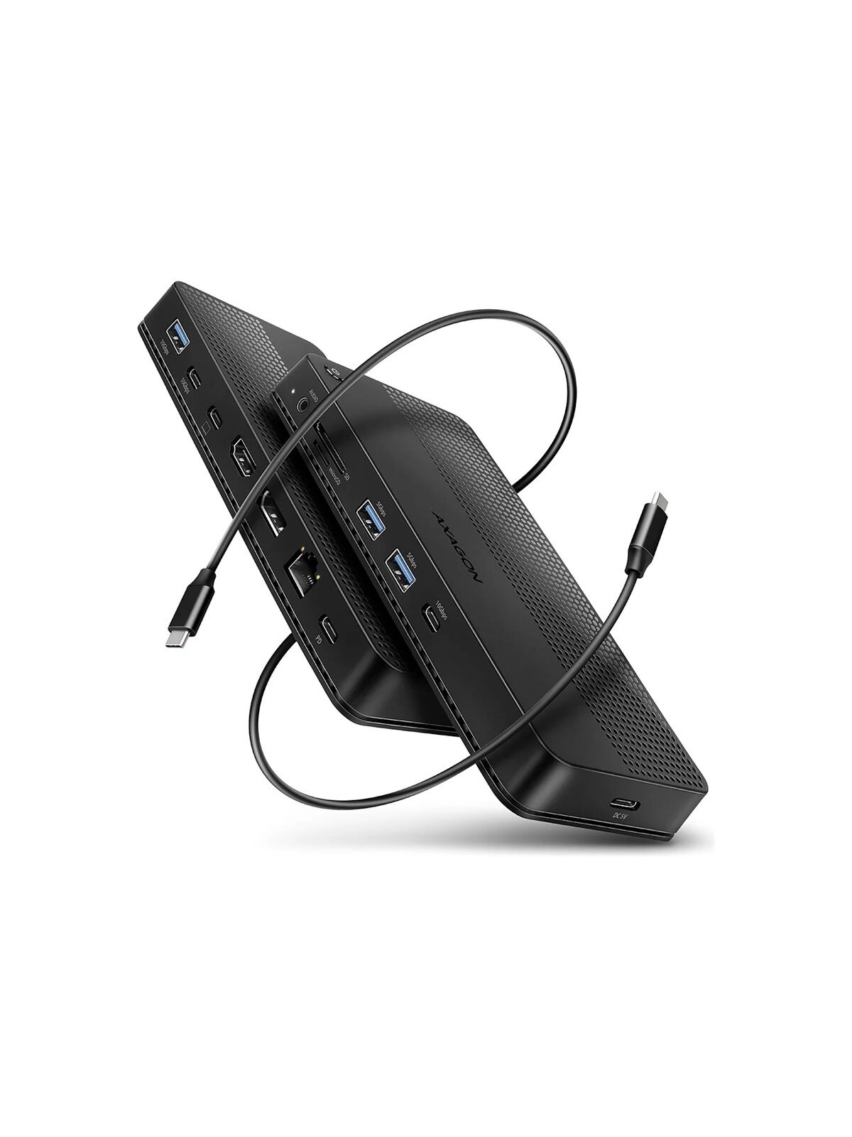 AXAGON USB4 40Gbps DUAL 4K DISPLAY 12in1 Dock | HMC-U4