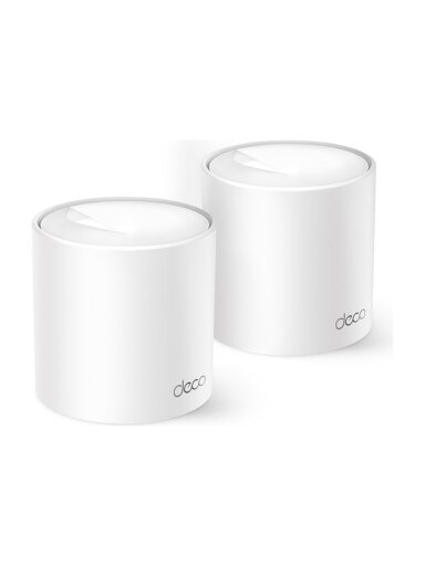 AX1500 Whole Home Mesh Wi-Fi 6 System | Deco X10 (2-pack) | 802.11ax | 10/100/1000 Mbit/s | Ethernet LAN (RJ-45) ports 1 | Mesh Support Yes | MU-MiMO Yes | No mobile broadband | Antenna type Internal AX1500 Whole Home Mesh Wi-Fi 6 System | Deco X10 (2-pack) | 802.11ax | 10/100/1000 Mbit/s | Ethernet LAN (RJ-45) ports 1 | Mesh Support Yes | MU-MiMO Yes | No mobile broadband | Antenna type Internal