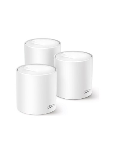 AX1500 Whole Home Mesh Wi-Fi 6 System | Deco X10 (3-pack) | 802.11ax | 10/100/1000 Mbit/s | Ethernet LAN (RJ-45) ports 1 | Mesh Support Yes | MU-MiMO Yes | No mobile broadband | Antenna type Internal AX1500 Whole Home Mesh Wi-Fi 6 System | Deco X10 (3-pack) | 802.11ax | 10/100/1000 Mbit/s | Ethernet LAN (RJ-45) ports 1 | Mesh Support Yes | MU-MiMO Yes | No mobile broadband | Antenna type Internal