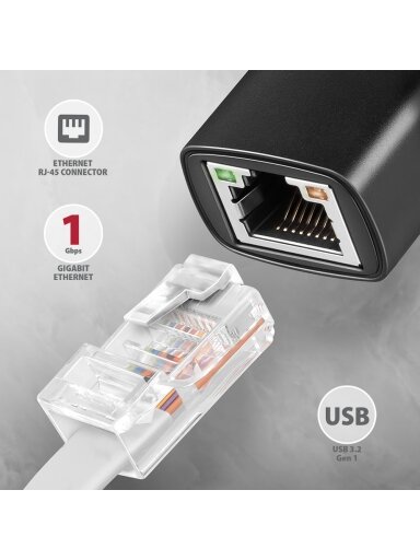 AXAGON ADE-ARC USB-C Gigabit Ethernet Adapter