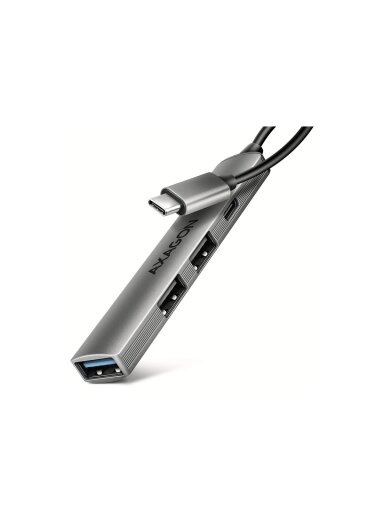 AXAGON ALU STRIP USB-C 4 port hub | HUE-STC