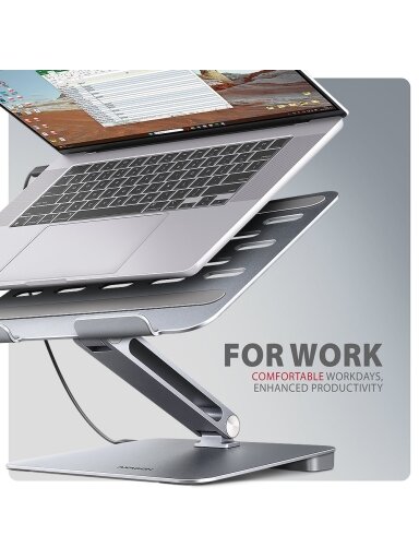 AXAGON Desk Mount | HMC-STND USB-C 5Gbps Stand and Hub 7in1 | Adjustable Height, Tilt | 10-16 " | Aluminum AXAGON Desk Mount | HMC-STND USB-C 5Gbps Stand and Hub 7in1 | Adjustable Height, Tilt | 10-16 " | Aluminum