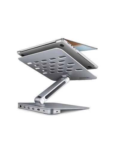 AXAGON Desk Mount | HMC-STND USB-C 5Gbps Stand and Hub 7in1 | Adjustable Height, Tilt | 10-16 " | Aluminum AXAGON Desk Mount | HMC-STND USB-C 5Gbps Stand and Hub 7in1 | Adjustable Height, Tilt | 10-16 " | Aluminum