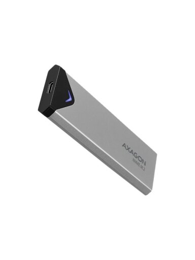 AXAGON External SuperSpeed+ USB-C metal box for M.2 NVMe SSD disks having sizes of up 42 to 80 mm | EEM2-UG2