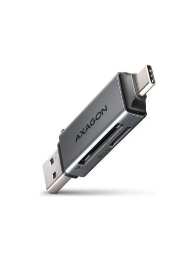 AXAGON Mobile USB 3.2 Gen 1 MINI card reader with USB-C and USB-A connectors | CRE-DAC