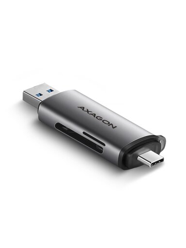 AXAGON Mobile USB 3.2 Gen 1card reader with USB-C and USB-A connectors | CRE-SAC