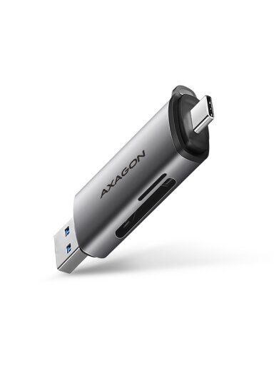 AXAGON Mobile USB 3.2 Gen 1card reader with USB-C and USB-A connectors | CRE-SAC