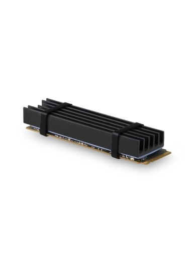 AXAGON Passive aluminum heatsink for all M.2 SSDs, size 2280, high 10 mm | CLR-M2L10 AXAGON Passive aluminum heatsink for all M.2 SSDs, size 2280, high 10 mm | CLR-M2L10