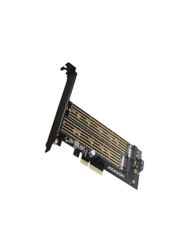 AXAGON PCI-Express x4 adapter to connect up to two M.2 disks to a computer | PCEM2-D AXAGON PCI-Express x4 adapter to connect up to two M.2 disks to a computer | PCEM2-D