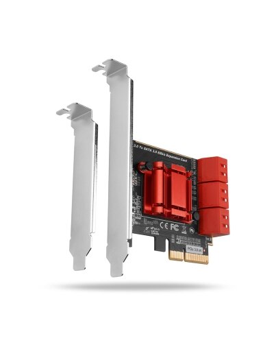AXAGON PCIe Controller 6x SATA 6G | PCES-SA6 AXAGON PCIe Controller 6x SATA 6G | PCES-SA6