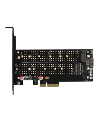AXAGON PCIe NVMe with SATA M.2 adapter | PCEM2-DC