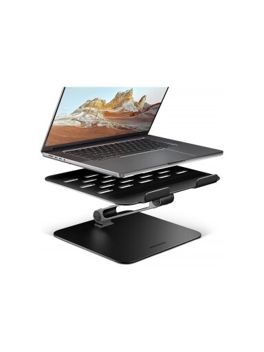 AXAGON STND-LQB stand for notebooks and tablets | Adjustable Height, Angle | 10-17.3 " | Maximum weight (capacity) 5 kg | Black