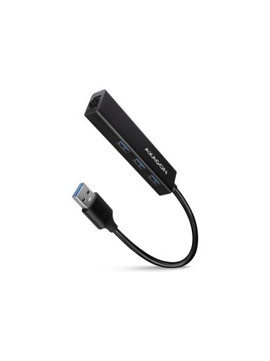 AXAGON SuperSpeed USB-A Hub and Gigabit LAN | HMA-GL3A